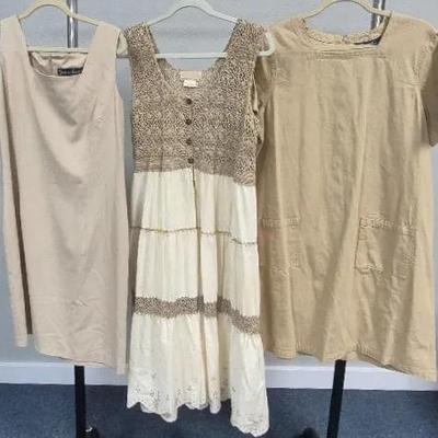 Women's Dresses By Susan Lucci Denim & Co. and International Apparel Sizes Medium and Large 