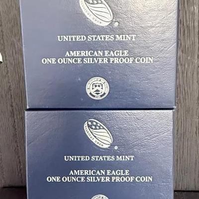 2016 And 2020 Proof Silver Eagles 