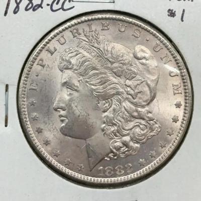 1882-CC Morgan Dollar 