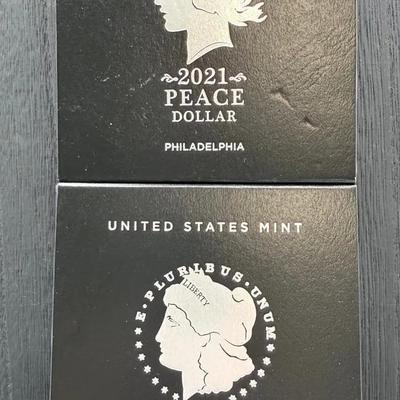 2021 Peace And Morgan Silver Dollars