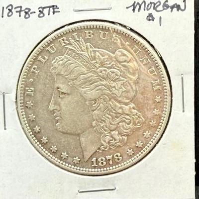 1878 8TF Morgan Dollar 
