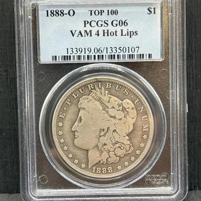 1888-O Morgan Dollar PCGS G06 VAM4