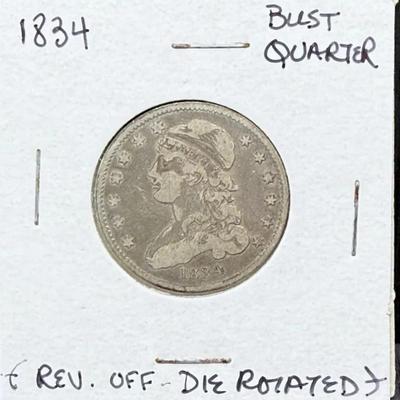 1834 Bust Quarter