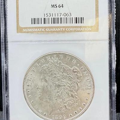 1899 Morgan Dollar NGC MS64