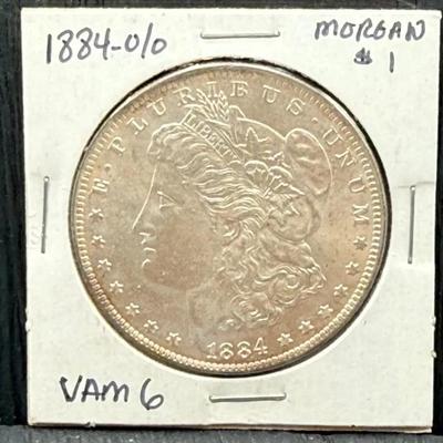 1884-O/O Morgan Dollar VAM-6