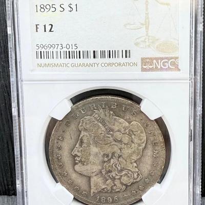 1895-S Morgan Dollar NGC F12