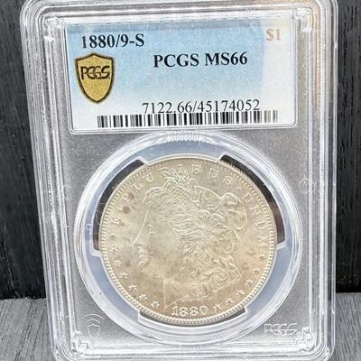 1880/9-S Morgan Dollar PCGS MS66