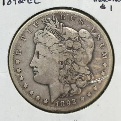 1893-CC Morgan Dollar