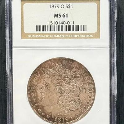 1879-O Morgan Dollar NGC MS61