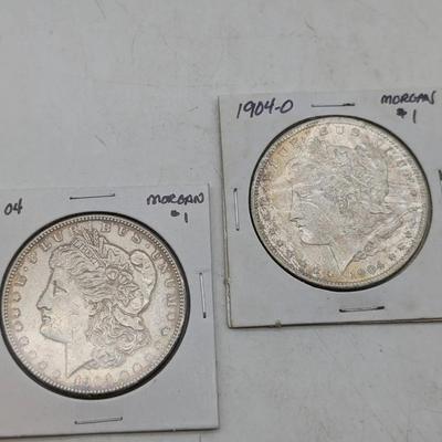 1904 & 1904-O Morgan Dollars