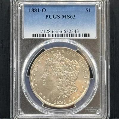 1881-O Morgan Dollar PCGS MS63