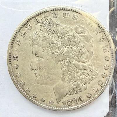 1878 Morgan Dollar 8 Tail Feathers 