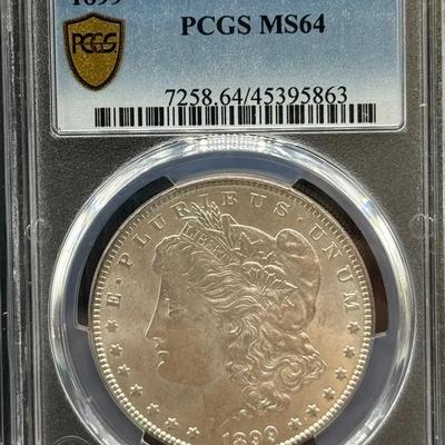 1899 Morgan Dollar PCGS MS64