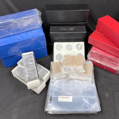 Assortment Of Coin Collecting Items 