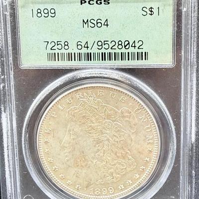 1899 Morgan Dollar PCGS MS64