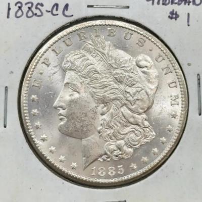 1885-CC Morgan Dollar 