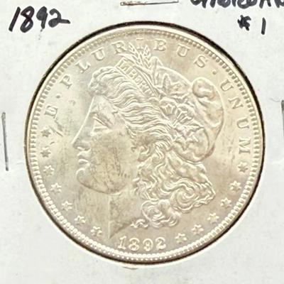 1892 Morgan Dollar 