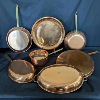 Copper Cookware Collection Featuring Paul Revere Skillet