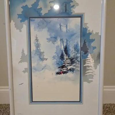 Limited Edition Signed & Numbered Winter Landscape Print