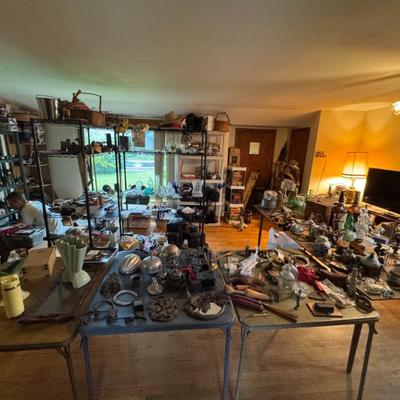 Sale Photo Thumbnail #23: This is just in the living room, kitchen, bedrooms, garage and shed are also full