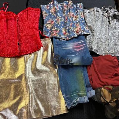Mi211 corsets skirt, shoes & jeans