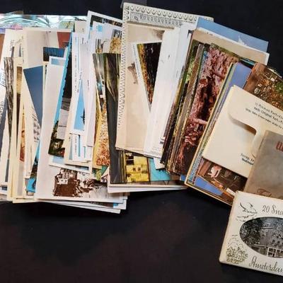 Mi185 vintage post cards