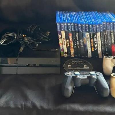 Mi173v ps4 set with games controllers