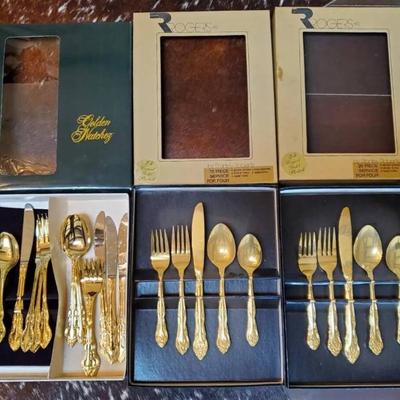 Mi202 gold plated flatware