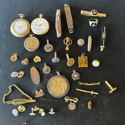 Mi174 vintage cufflinks and watches