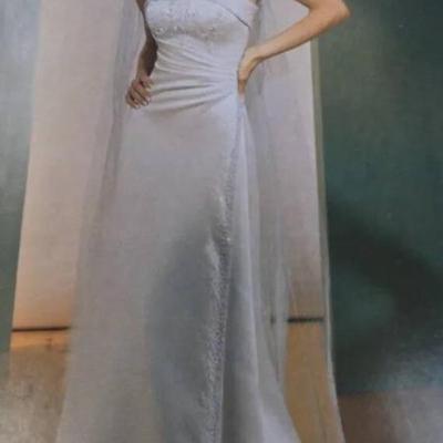 Mi114 maggie sottero wedding dress and tuxedo