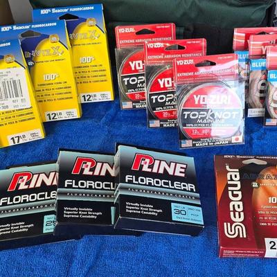 Premium Fishing Line Bundle – Fluorocarbon & Braid (13 Spools)