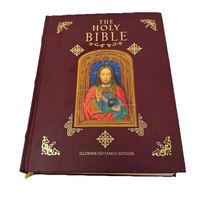 The Holy Bible: Illuminated Family Edition Hardcover Thunder Bay Press