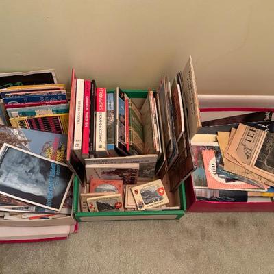 Travel books, maps, misc