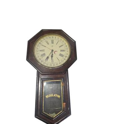 Sale Photo Thumbnail #135: Regulator clock