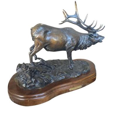 Sale Photo Thumbnail #125: Bronze Elk