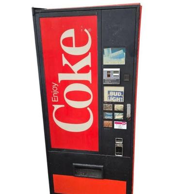 Coke vending machine working