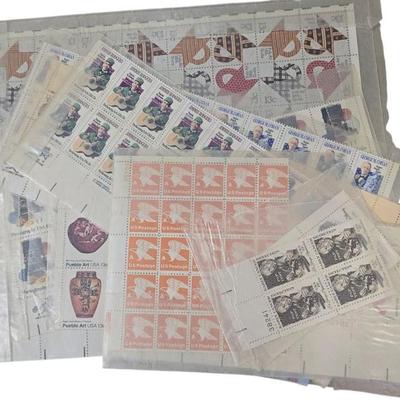 We have a large stamp collection