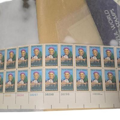 We have a large stamp collection