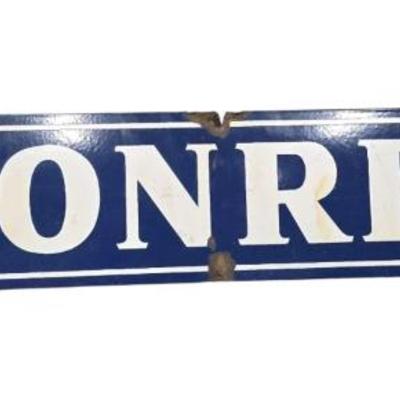 Donrey Porcelain sign