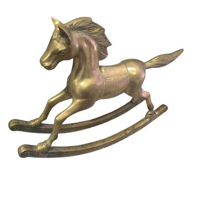 Large Brass horse