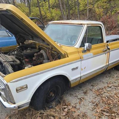 1972 
C10 no title, very little rust GMC 
