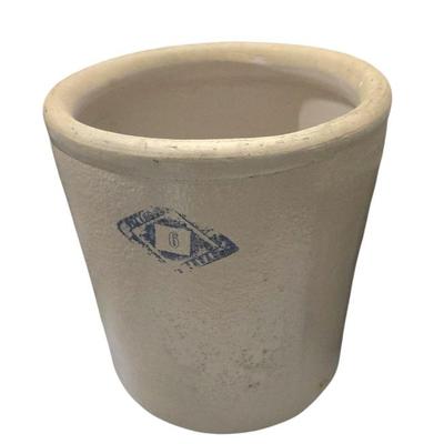 Pittsburgh Pottery Co Diamond Brand 6 Gallon Crock 