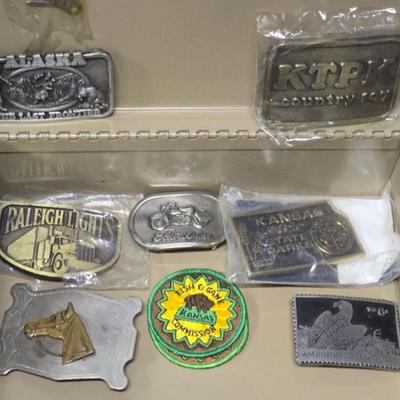 Sale Photo Thumbnail #127: Various belt buckles