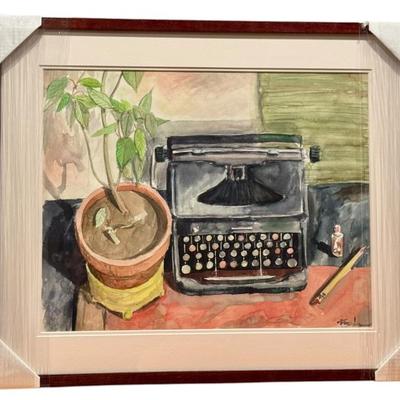 Original watercolor by Christopher Foote 