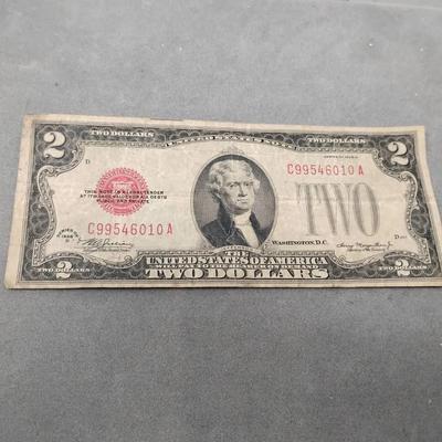 1928 G-series 2 Dollar Bill 