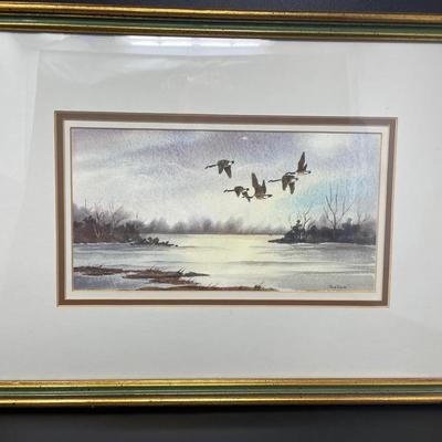 Canadian Geese Original Painting By Bobbi Messenger