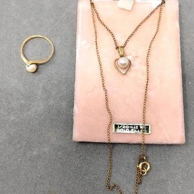 10k & Gold Filled Cultured Pearl Jewelry 