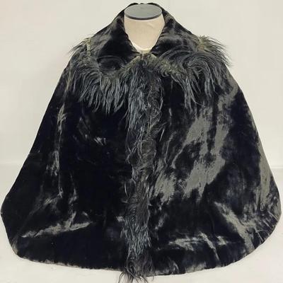 Black Velvet-like Cape