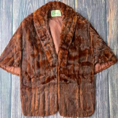 "Galaxy Fur Co." Mink Fur Stole