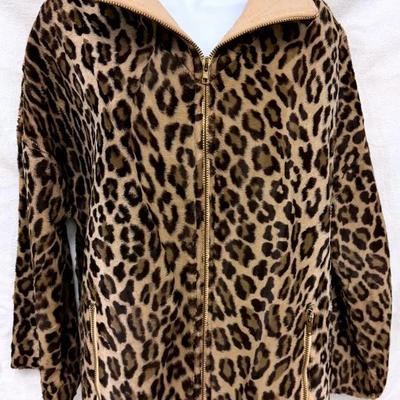 Leopard Print "ILGWU" Jacket